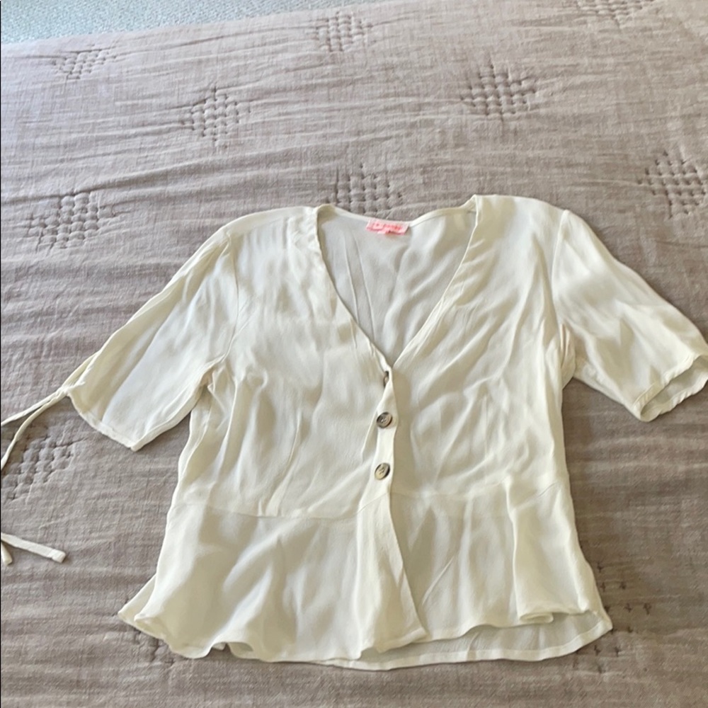 Re:named Button Front Blouse - Picture 2 of 4